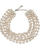 Bambi Pearl Necklace in White - thumbnail