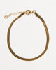 Gold Herringbone Bracelet in Gold - thumbnail