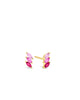 Fuchsia Artic Ear Stack Set Ii in Gold - thumbnail