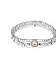 Bossy Bracelet in Silver/Pink - thumbnail