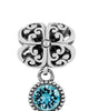 Bijou Bead in Silver Aqua - thumbnail