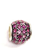 Cystral Voyager Bead in Silver-Pink - thumbnail