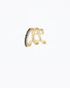 Elvis Ear Cuff in Gold/Black - thumbnail