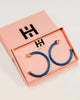 Hoop Earrings in True Blue - thumbnail
