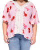 Susie Lace Trim Top - thumbnail