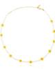 Jocelyn Smiley Necklace in White - thumbnail