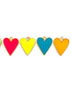 Neon Heart Charm in Turquoise - thumbnail