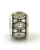 Marquesa Clear Spacer Bead in Silver - thumbnail