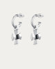 Lemmy Cross Earrings in Silver - thumbnail