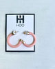 Mini Hoop Earrings in Rose - thumbnail