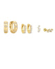 Mystic Mixed Set Earrings in Gold - thumbnail