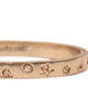 Multi Shape Metal Hinge Bangle in Rose Gold - thumbnail