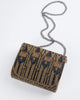 Minervas Beaded Cross-Body Clutch Bag in Bronze - thumbnail