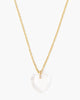 Women'S Classic Heart Pendant Necklace in Gold - thumbnail
