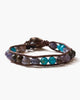 Single Wrap Bracelet in Blue Mix - thumbnail
