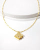 Women'S Secret Diary Book Locket Necklace in Pearl/Gold - thumbnail