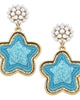 Women'S Stuck On You Patch Earrings in Blue - thumbnail