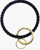 Rope Keychain Bracelet in Black - thumbnail