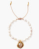 Pull-Tie Bracelet in White Pearl - thumbnail