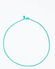 Plastalina Enamel Chain Necklace in Mykonos Blue - thumbnail