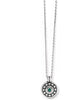 Pebble Dot Medali Petite Reversible Birthstone Necklace in May Emerald - thumbnail