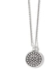 Pebble Round Reversible Petite Necklace in Silver - thumbnail
