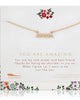 Women'S "Mama" You Are Amazing Necklace in Gold - thumbnail