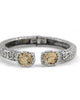 Vintage Silver Tuscany Double Coin Bangle in Silver/Gold - thumbnail