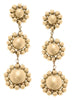 Women'S Adelaide Statement Drop Earrings in Worn Gold - thumbnail