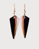 Siri Earrings in Black/White - thumbnail