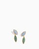 Petal Earrings in Forest - thumbnail