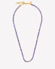 Serena Tennis Necklace in Lavender/Gold - thumbnail