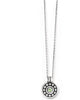 Pebble Dot Medali Petite Reversible Birthstone Necklace in August Peridot - thumbnail