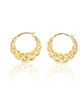 Twisted Hoops in Gold - thumbnail