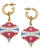 Women'S Noelle Christmas Ornament Earrings in Pink Multi - thumbnail