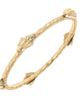 Women'S Spiral Shell Bangle in Worn Gold - thumbnail