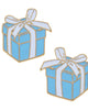 Women'S Millie Enamel Present Stud Earrings in Blue/White - thumbnail
