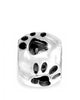 Paw Bead in Silver - thumbnail