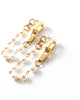 Saopaolo Earrings in Pearl/Gold - thumbnail