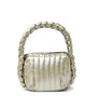 The Kelsie Braided Hobo Bag in Pearl Champagne - thumbnail