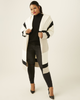 Naomi Colorblocked Long Cardigan - thumbnail