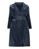 The Cameron Metallic Trench Coat - thumbnail
