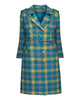 The Eliza Plaid Trench Coat - thumbnail