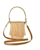 Frayed Mini Bucket Bag in Natural - thumbnail