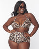 Unique Vintage Leopard Print Monroe Swim Bottom - thumbnail