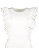 Bruna Eyelet Tee in Salt - thumbnail