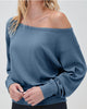 Ballet Rib Banded Hem Vida in Coastal Blue - thumbnail