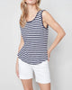 Striped Sleeveless Tank Top in Nautical - thumbnail