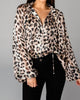 Bridgerton Long Sleeve Blouse in Oreo - thumbnail