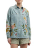 Adelle Denim Pocket Overshirt in Multi - thumbnail